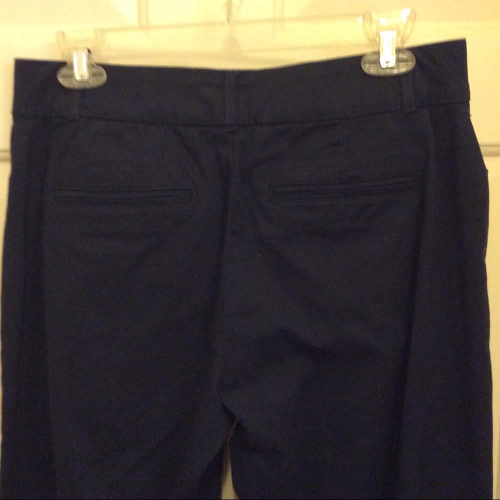 Gloria Vanderbilt navy 8 st leg 2 side pocket pant - Picture 3 of 3
